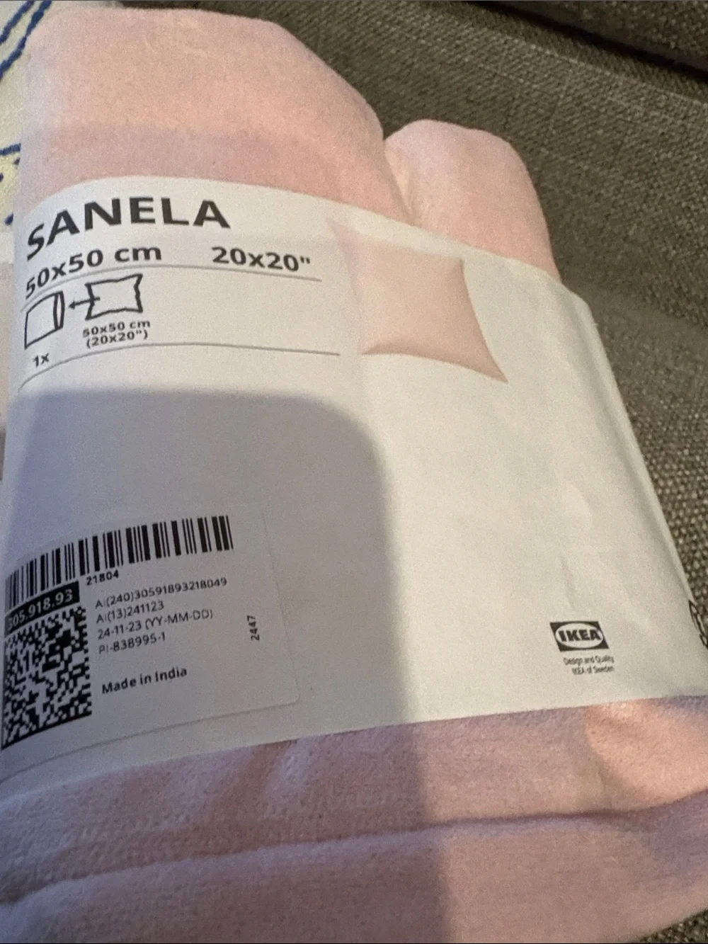 IKEA Akernejlika  Pillowcase Botanical & Sanela Pink Pillow Covers